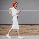 Plecak skórzany Vezze Titine Beżowy - obrazek 10