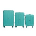 Zestaw 3 walizki podróżne z Policarbonu VEZZE Mietowe