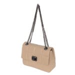 Torebka skórzana wizytowa Tiphaine Beżowa - obrazek 8