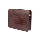 Klasyczna torebka Audrey ze skóry naturalnej Brąz Genuine Leather - obrazek 8