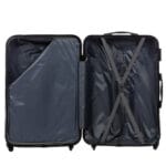 Zestaw 3 walizki podróżne z ABS-u  VEZZE trapez GRAFITOWE - obrazek 6