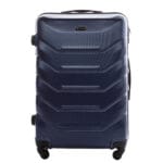Średnia walizka podróżna VEZZE z ABS-u trapez GRANATOWA