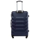 Średnia walizka podróżna VEZZE z ABS-u trapez GRANATOWA - obrazek 3