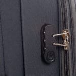 Zestaw 3 eleganckie walizki materiałowe VEZZE CZARNE - obrazek 10