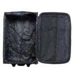 Zestaw 3 eleganckie walizki materiałowe VEZZE CZARNE - obrazek 9
