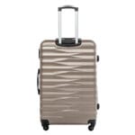 Średnia walizka podróżna VEZZE z ABS-u zebra ZŁOTA - obrazek 3