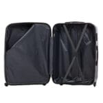 Mała walizka podróżna VEZZE z ABS-u Luksusowa GRAFITOWA - obrazek 6