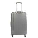 Duża walizka podróżna VEZZE z ABS-u Luksusowa SREBRNA - obrazek 3