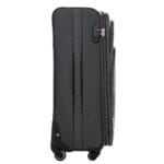 Elegancka walizka podróżna materiałowa duża BORDOWA - obrazek 7