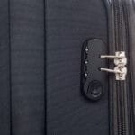 Elegancka walizka podróżna materiałowa duża BORDOWA - obrazek 5