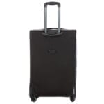 Luksusowa walizka podróżna materiałowa VEZZE mała CZARNA - obrazek 3