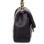 Elegancka torebka skórzana Simone Czarna Średnia Genuine Leather - obrazek 5