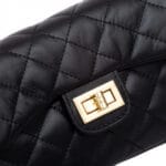 Elegancka torebka skórzana Simone Czarna Średnia Genuine Leather - obrazek 2