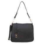 Torebka skórzana Vezze Mariette Czarna Genuine Leather