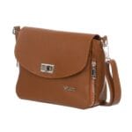 Torebka skórzana Josseline Koniak Genuine Leather - obrazek 7