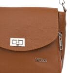 Torebka skórzana Josseline Koniak Genuine Leather - obrazek 6