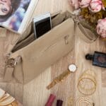 Torebka skórzana Vezze Juliette Beżowa Genuine Leather - obrazek 4