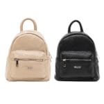 Plecak skórzany Vezze Titine Beżowy - obrazek 2