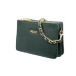 Elegancka torebka skórzana KLARA zielona Genuine Leather - obrazek 2