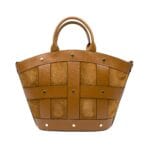 Torebka ze skóry naturalnej EMMA Camel Genuine Leather