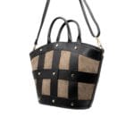 Torebka ze skóry naturalnej EMMA Taupe Genuine Leather - obrazek 3