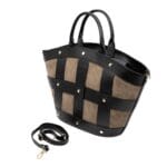 Torebka ze skóry naturalnej EMMA Taupe Genuine Leather - obrazek 2