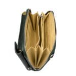 Mała skórzana torebka z funkcją portfela Taylor Zielona Genuine Leather - obrazek 4