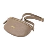 Nerka skórzana Nancy Taupe Genuine Leather - obrazek 4