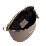 Nerka skórzana Nancy Taupe Genuine Leather - obrazek 5