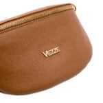 Nerka skórzana Nancy Taupe Genuine Leather - obrazek 19