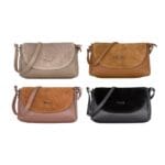 Elegancka torebka skórzana Isabelle Czarna Genuine Leather - obrazek 9