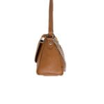 Elegancka torebka skórzana Isabelle Camel Genuine Leather - obrazek 7