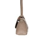 Elegancka torebka skórzana Isabelle Taupe Genuine Leather - obrazek 8