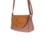 Elegancka torebka skórzana Isabelle Camel Genuine Leather - obrazek 19