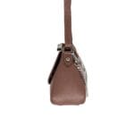 Elegancka torebka skórzana Isabelle Camel Genuine Leather - obrazek 21