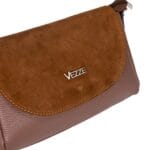 Elegancka torebka skórzana Isabelle Camel Genuine Leather - obrazek 24