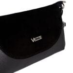 Elegancka torebka skórzana Isabelle Czarna Genuine Leather - obrazek 2