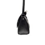 Elegancka torebka skórzana Isabelle Czarna Genuine Leather - obrazek 8