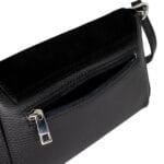 Elegancka torebka skórzana Isabelle Czarna Genuine Leather - obrazek 5