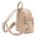 Plecak skórzany Vezze Titine Beżowy - obrazek 5