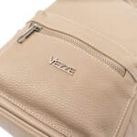 Plecak skórzany Vezze Titine Beżowy - obrazek 7
