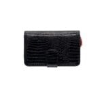 Elegancki skórzany portfel damski Lorenzo Czarny Duży