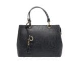 Klasyczna torebka Scarlett ze skóry naturalnej Czarna Genuine Leather