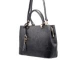 Klasyczna torebka Scarlett ze skóry naturalnej Czarna Genuine Leather - obrazek 4