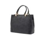 Klasyczna torebka Scarlett ze skóry naturalnej Czarna Genuine Leather - obrazek 3