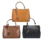 Klasyczna torebka Scarlett ze skóry naturalnej Czarna Genuine Leather - obrazek 8