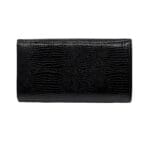 Elegancki skórzany portfel damski Palermo Czarny Średni - obrazek 3