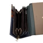 Elegancki skórzany portfel damski Palermo Czarny Średni - obrazek 4