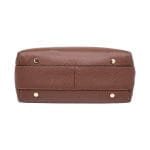 Torebka skórzana Felicita brązowa Genuine Leather - obrazek 4