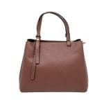 Torebka skórzana Felicita brązowa Genuine Leather - obrazek 2